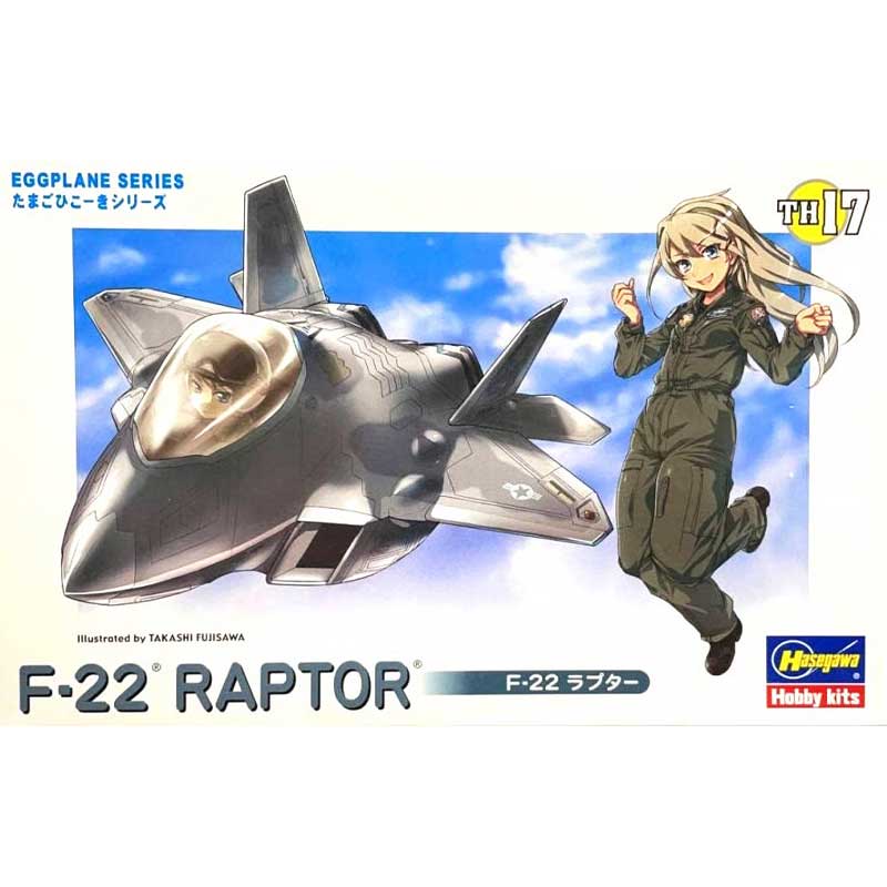 Hasegawa Egg Plane F-22 Raptor TH17