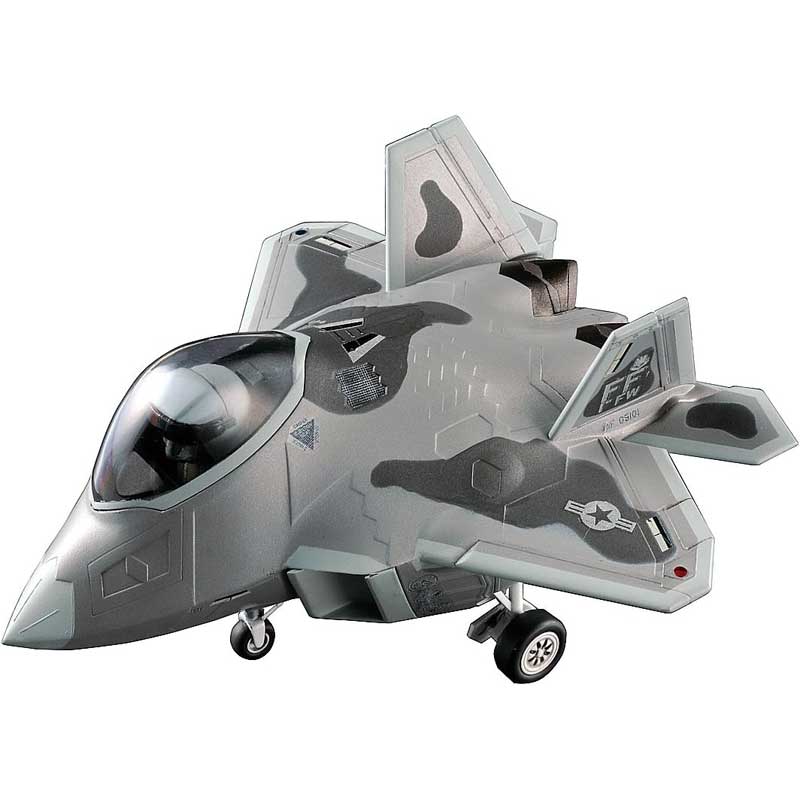 Alternative view of Hasegawa Egg Plane F-22 Raptor TH17