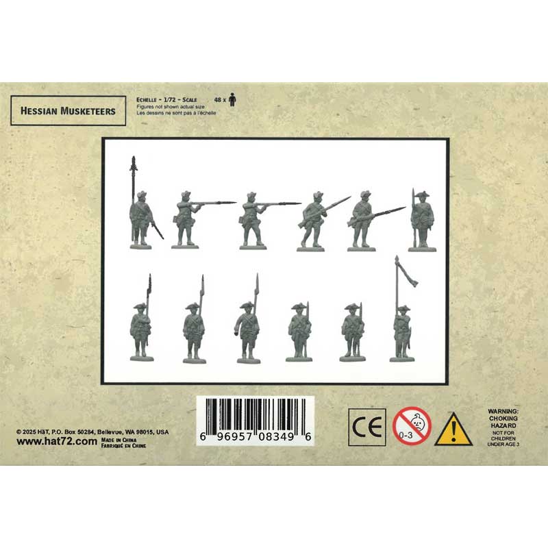 Alternative view of Hat Industrie Hessian Musketeers (1/72) 8349