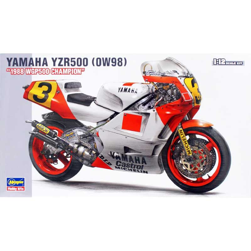 Hasegawa Yamaha YZR500 (0W98) 1988 WGP500 Champion (1/12) 21503