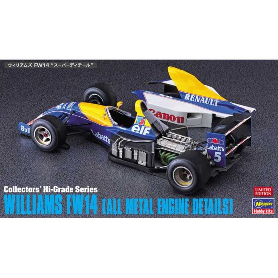 Hasegawa Williams FW14 Super Detail Full Metal Engine (1/24) 51156 Hasegawa Williams FW14 Super Detail Full Metal Engine (1/24) 51156