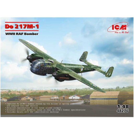 ICM Do 217M-1 WWII RAF Bomber (1/48) 48276 ICM Do 217M-1 WWII RAF Bomber (1/48) 48276