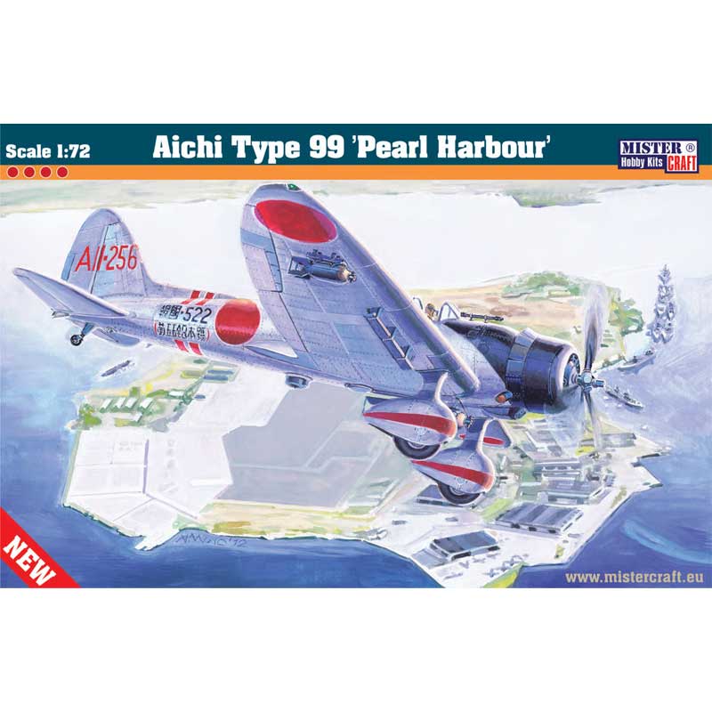 MisterCraft Aichi Type 99 Val Pearl Harbour (1/72) D-05