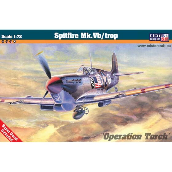 MisterCraft Spitfire Mk.Vb/Trop (1/72) D-192 MisterCraft Spitfire Mk.Vb/Trop (1/72) D-192