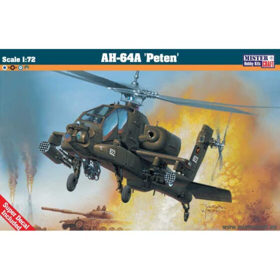 MisterCraft Apache AH-64A Peten (1/72) D-38 MisterCraft Apache AH-64A Peten (1/72) D-38