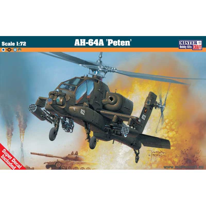 MisterCraft Apache AH-64A Peten (1/72) D-38