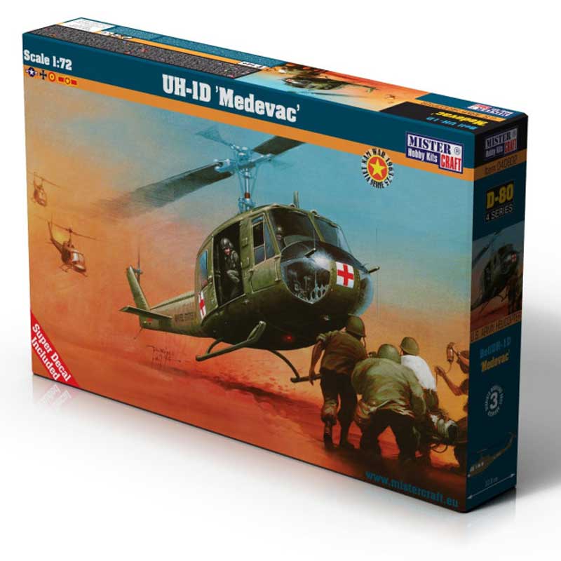 MisterCraft UH-1D Medivac (1/72) D-80