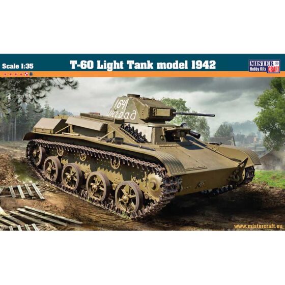 MisterCraft T-60 Light Tank (1/35) E-02 MisterCraft T-60 Light Tank (1/35) E-02