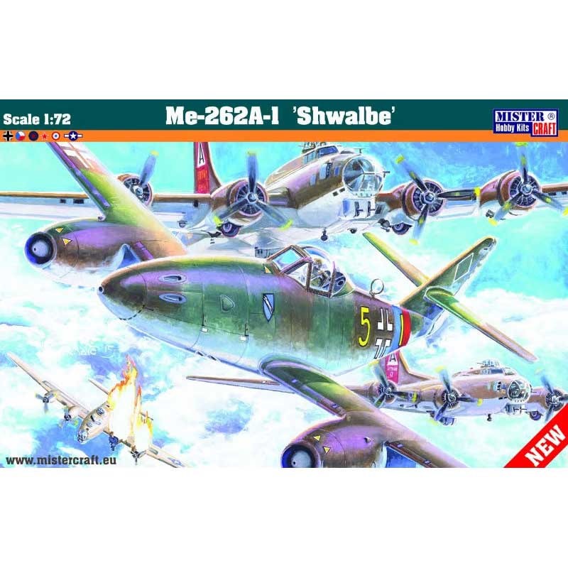 MisterCraft Messerschmitt Me-262-1A Schwalbe (1/72) E-60