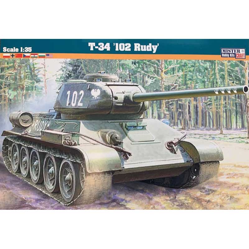 MisterCraft T34/85 Tank (1/35) G-95