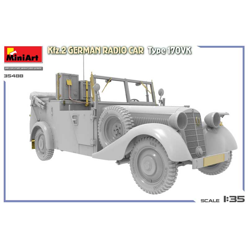 MiniArt Kfz.2 German Radio Car Type 170VK (1/35) 35488 - Image 5