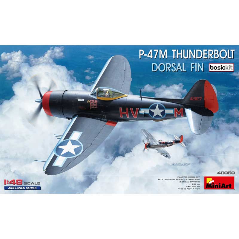 MiniArt P-47M Thunderbolt Dorsal Fin (1/48) 48060 MiniArt P-47M Thunderbolt Dorsal Fin (1/48) 48060