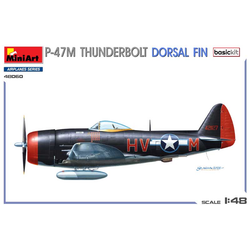 MiniArt P-47M Thunderbolt Dorsal Fin (1/48) 48060 - Image 3