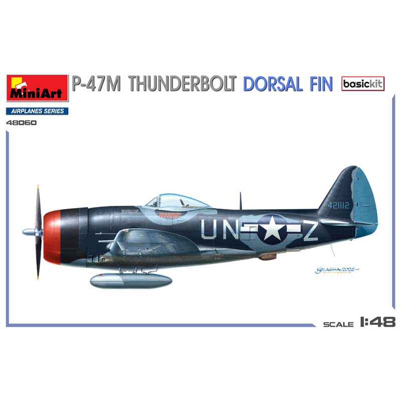 MiniArt P-47M Thunderbolt Dorsal Fin (1/48) 48060 - Image 4