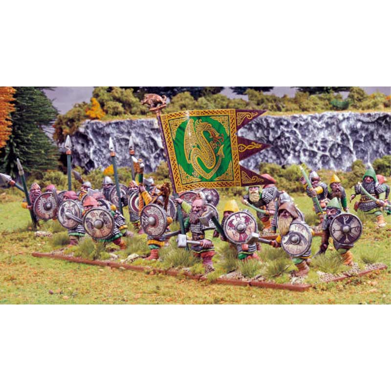 Alternative view of Oathmark Dwarf Infantry (28mm) OAKP101