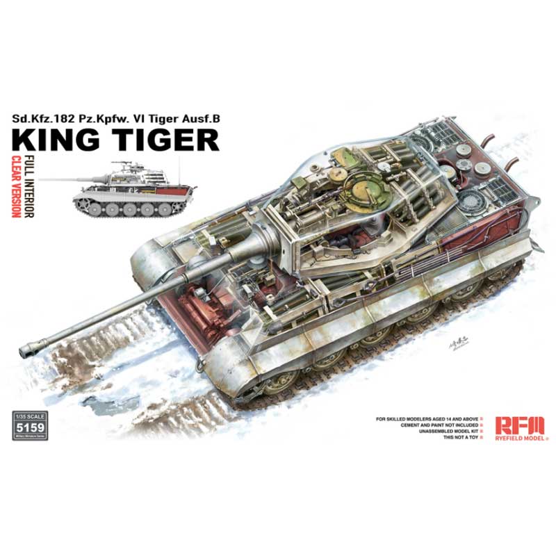 Rye Field Models Tiger Ausf.B King Tiger Clear Version (1/35) RM5159