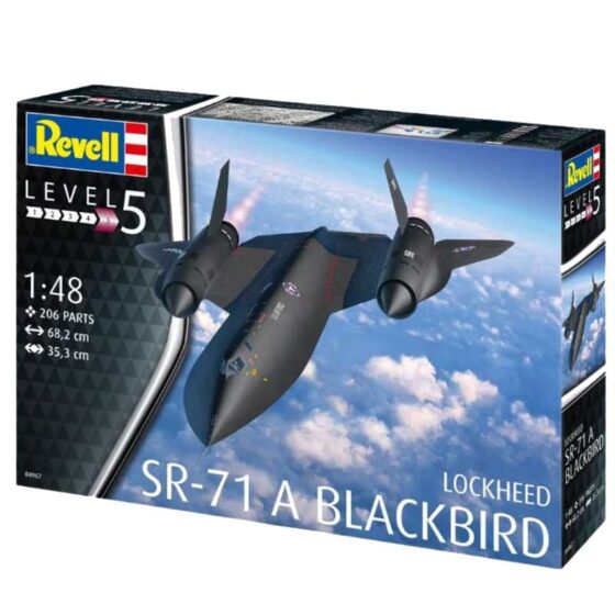 Revell Lockheed SR-71B Blackbird (1/48) 03751 Revell Lockheed SR-71B Blackbird (1/48) 03751