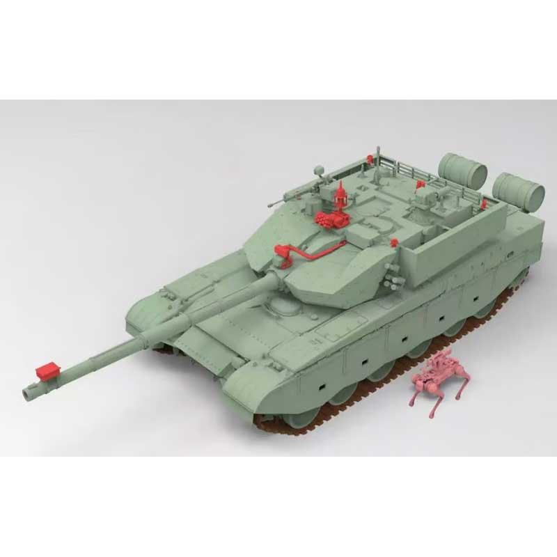 Alternative view of Toucan Models ZTZ-99A MBT with Laser Countermine System (1/35) TC35004
