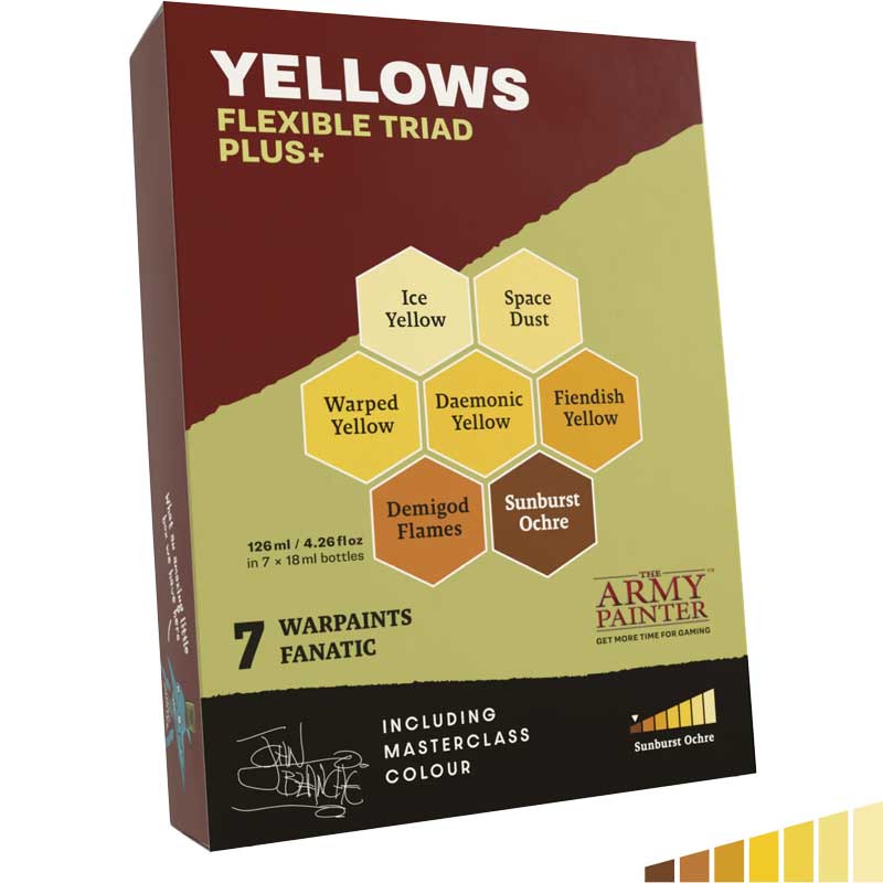 The Army Painter Flexible Triad Plus Yellows WP8090P The Army Painter Flexible Triad Plus Yellows WP8090P