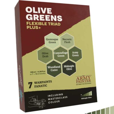 The Army Painter Flexible Triad Plus Olive Greens WP8091P