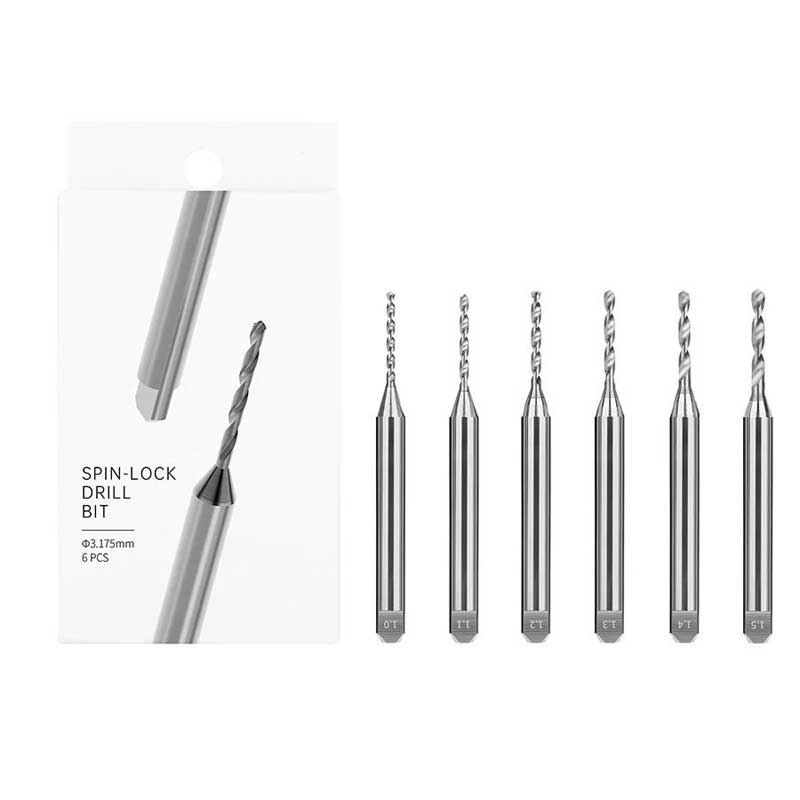 Alternative view of DSPIAE Spin-Lock Drill Bit Set 01 (1.0–1.5mm) XDB-S01