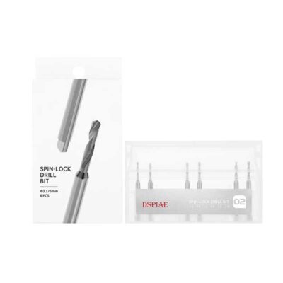 DSPIAE Spin-Lock Drill Bit Set 02 (1.5–2.0mm) XDB-S02