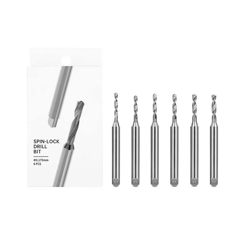 Alternative view of DSPIAE Spin-Lock Drill Bit Set 02 (1.5–2.0mm) XDB-S02