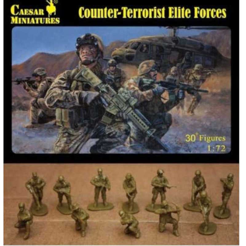 Caesars Miniatures Counter Terrorist Elite Forces (1/72) H082