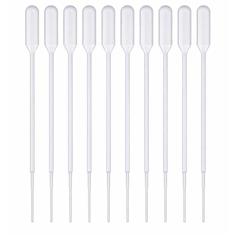10x 1ml Disposable Pasteur Pipettes (Graduated 0.25ml)