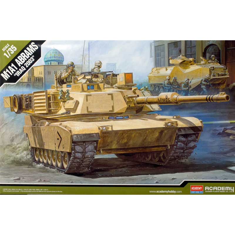 Academy US Army M1A1 Abrams Iraq 2003 Main Battle Tank (1/35) 13202