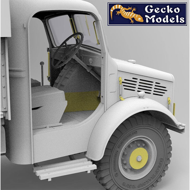 Alternative view of Gecko Models British GS Truck Bedford OXD (1/35) 35GM0096