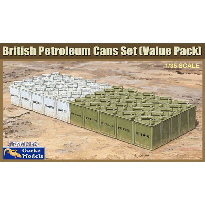 Gecko Models British 2 Gallon Petrol Cans (1/35) 35GM0159