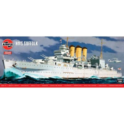 Airfix HMS Suffolk Cruiser (1/600) A03203V