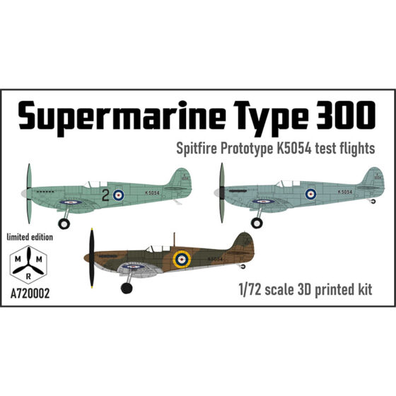 IBG Models Spitfire Prototype K5054 Stages 2–4 (1/72) A720002 IBG Models Spitfire Prototype K5054 Stages 2–4 (1/72) A720002