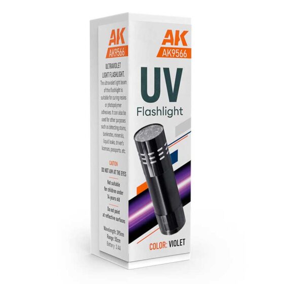 AK Interactive Ultraviolet Flashlight AK9566 AK Interactive Ultraviolet Flashlight AK9566