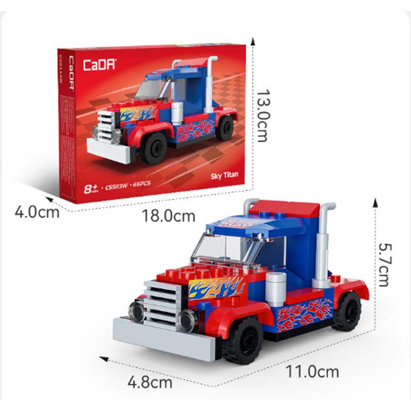 Alternative view of CaDA Mini Sky Titan Racing Truck (1/48) C55113W