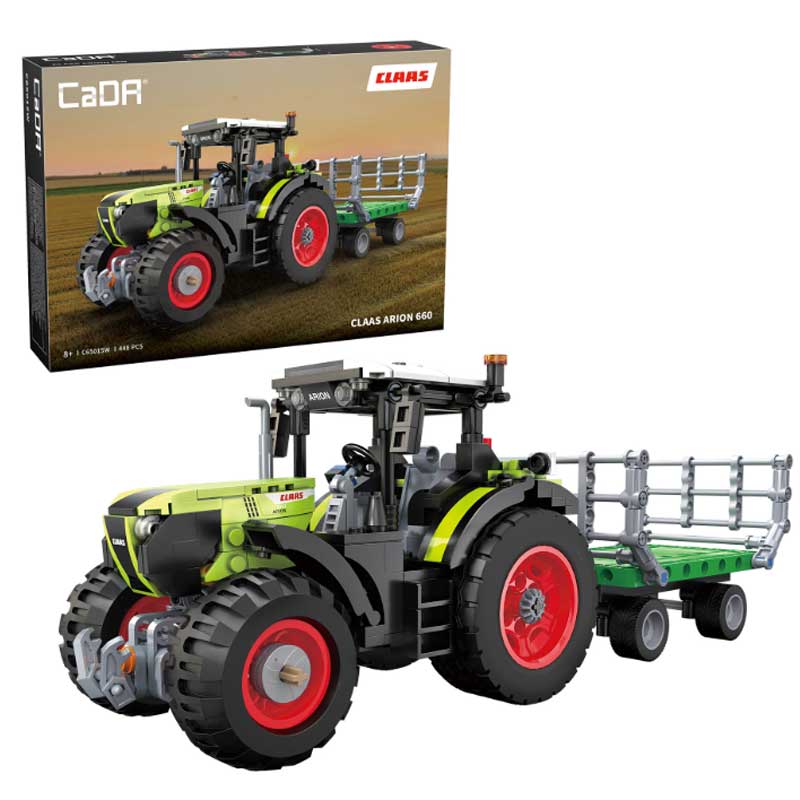 CaDA Bricks Claas Arion 660 Tractor C65015W CaDA Bricks Claas Arion 660 Tractor C65015W