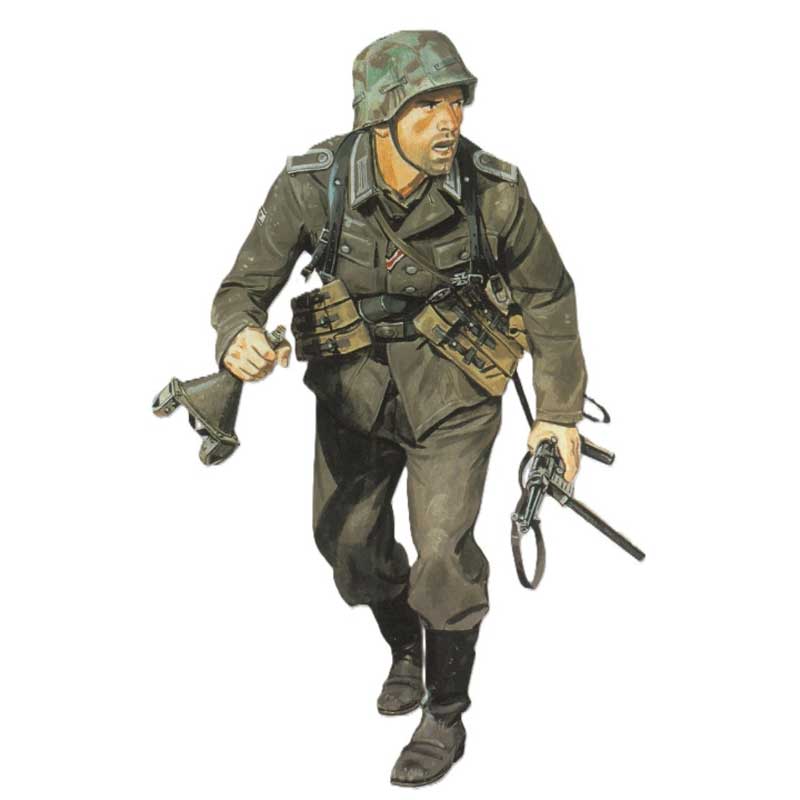 Dragon German Panzerjager Figure (1/16) 1612