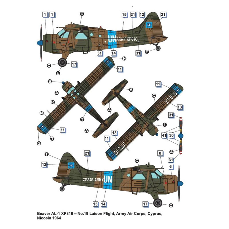 Alternative view of Dora Wings Beaver AL.1 (1/48) DW48062