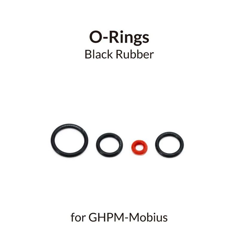 Alternative view of Gaahleri Mobius Black O-Ring Set