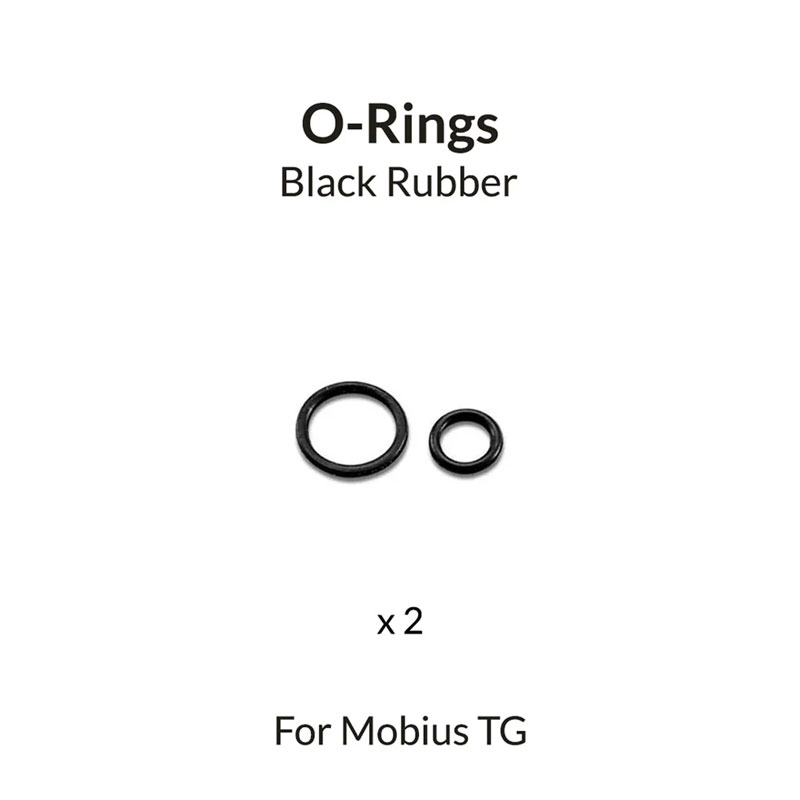 Alternative view of Gaahleri Mobius TG Black O-Ring Set