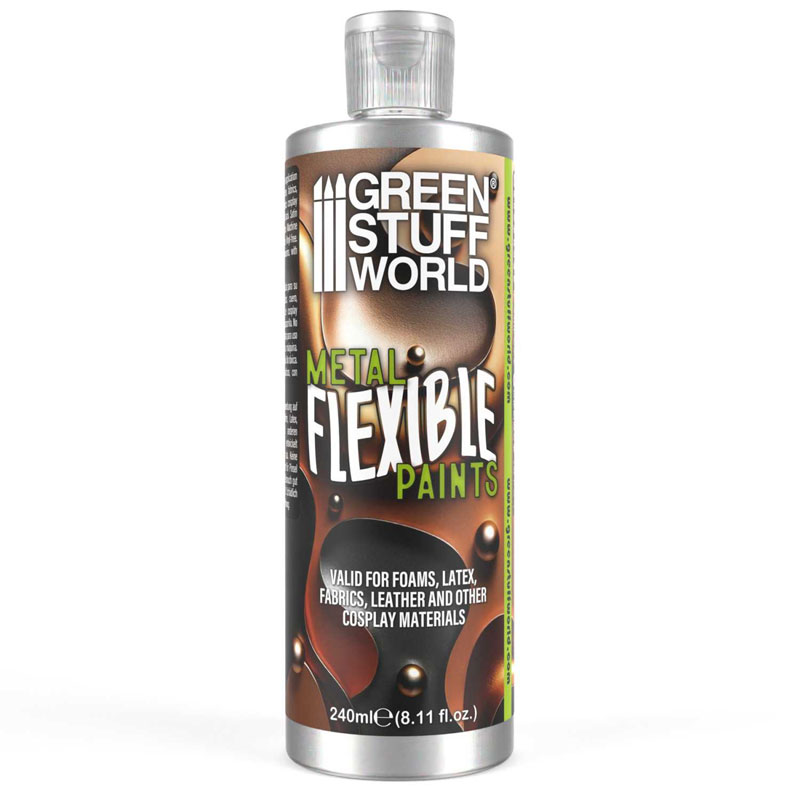 GreenStuffWorld Flexible Metallic Silver Paint (240ml) 5677