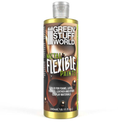 GreenStuffWorld Flexible Metallic Gold Paint (240ml) 5678