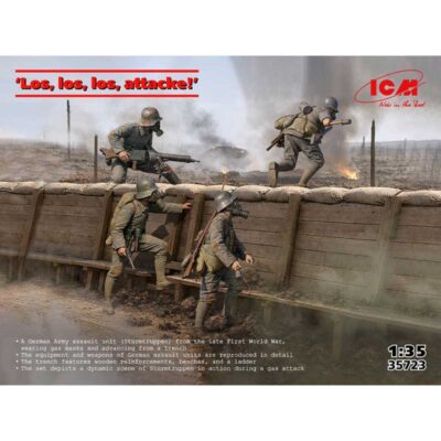 ICM Los, Los, Los Attacke German Assault Unit (1/35) 35723