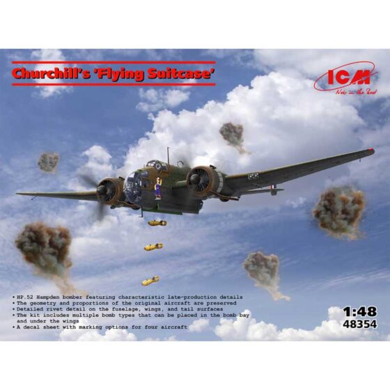 ICM Churchill's 'Flying Suitcase' Hampden (1/48) 48354 ICM Churchill's 'Flying Suitcase' Hampden (1/48) 48354