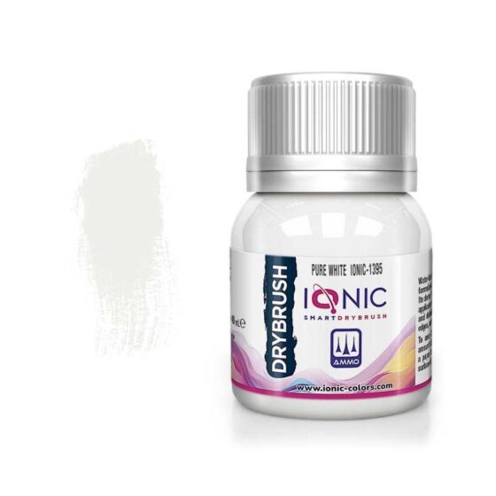 Ammo Ionic Drybrush Pure White (IONIC-1395) Ammo Ionic Drybrush Pure White (IONIC-1395)