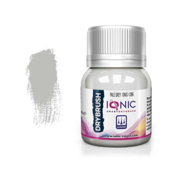 Ammo Ionic Drybrush Pale Grey (IONIC-1396) Ammo Ionic Drybrush Pale Grey (IONIC-1396)