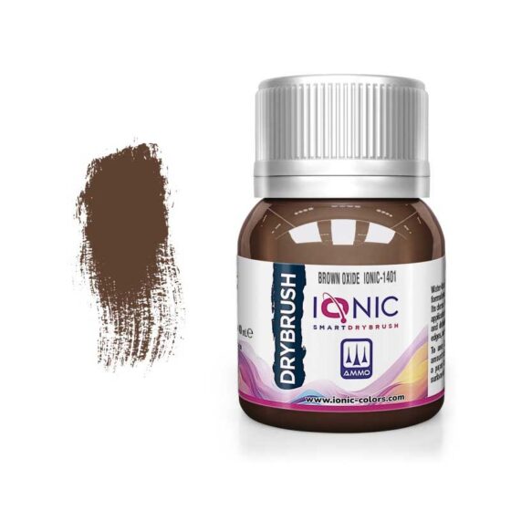 Ammo Ionic Drybrush Brown Oxide (IONIC-1401) Ammo Ionic Drybrush Brown Oxide (IONIC-1401)
