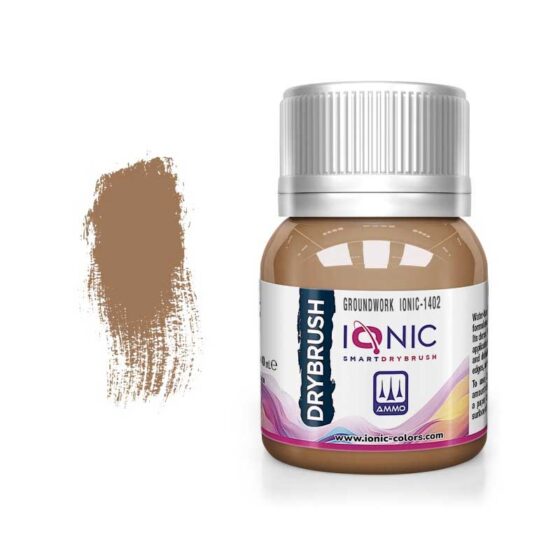 Ammo Ionic Drybrush Groundwork (IONIC-1402) Ammo Ionic Drybrush Groundwork (IONIC-1402)
