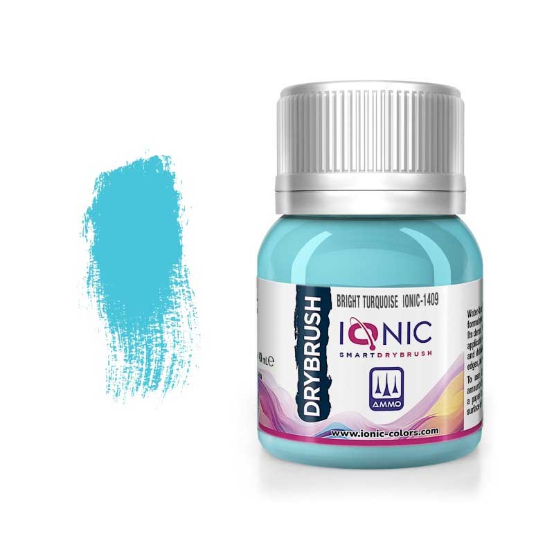 Ammo Ionic Drybrush Bright Turquoise (IONIC-1409)